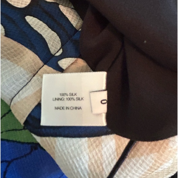 Proenza Schouler Designer Silk Tank. Color: Tan, Black, Navy. Size:0 - Picture 6 of 6